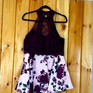 Short two piece Homecoming Dress